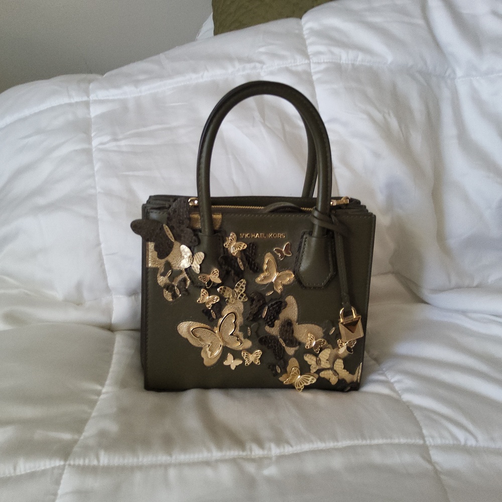Michael Kors Accordion Butterfly Bag with Matching Wallet